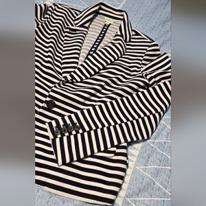 $34 OBO Merona Navy and White Striped Blazer
